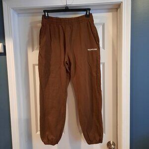 Talentless Pants Mens Medium‎ Brown Joggers Sweatpants Sweats Baggy Lounge